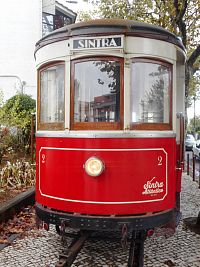 Tramvaj v Sintře na konečné