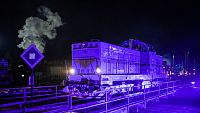 Noční vlaková show