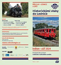 Svezte se historickým vlakem na výlet do Lednice!