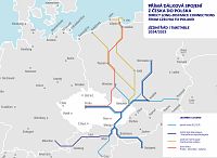 Schéma spojů ČD do Polska 2025 © ČD