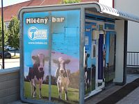 Mléčný bar v OC, kde lze koupit čerstvé mléko