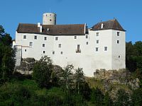 Nepřístupný soukromý hrad Karlstein