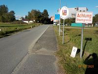 Silniční hraniční přechod od Wielands (okres Gmund).