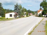 Valtínov - autobusová zastávka.
