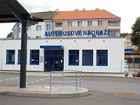 Autobusové nádraží Dačice.