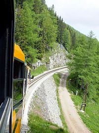 Hochschneeberg, cesta dolů