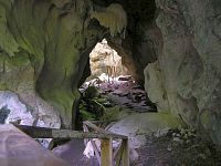 NP Los Haitises  - jeskyně La Lineack, prehistorié malby indiánů Taino