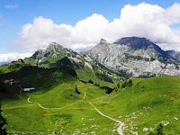 Louchernhorn a Faulhorn ze Schynige Platte