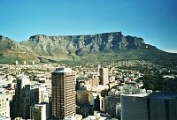 Kapské Město, Stolová hora -Tafelberg v pozadí