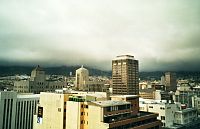 Kapské Město, častý jev - "table cloth" na Stolové hoře