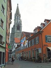 Konstanz, Münster z Wesssenbergstrasse