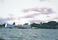 Pearl Harbour Memorial,  památník USS Arizona