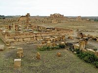 Sbeïtla, antické město Sufetula, Tunisko