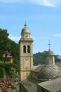 Portofino,  kostel San Martino e Giorgio