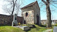 Černovičky, hřbitov, kaple sv. Floriana