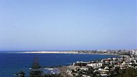 San Agustín, Playa Inglés a vzadu duny v Maspalomas