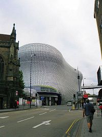 Birmingham, obchodní dům Selfridge podle plánů českého architekta Kaplického