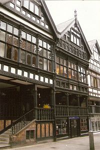 Chester, Watergate Street, nejstarší dům ve městě