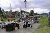 Fort Augustus, zdymadla na Caledonian Canal - Neptune´s Staircase