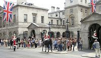 London, výměna stráží  před Horse Guards