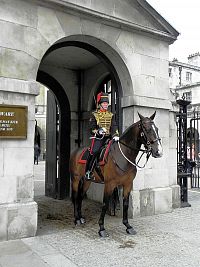 London, stráž před Horse Guards