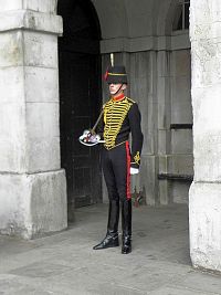 London, stráž před Horse Guards