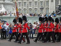 London, výměna stráží  před Buckingham Palace