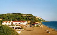 Korfu, pláž Agia Varvara