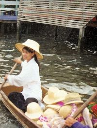Thonburi,  na kanálu.klong