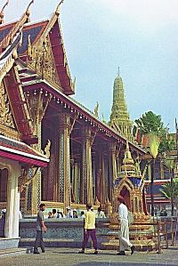 Grand Palace, Wat Phra Kaeo - chrám Smaragdového Buddhy