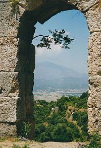 Tlos, pohled do údolí Xanthos