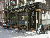 London, hospoda Sherlock Holmes Pub, UK