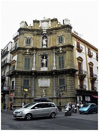 Palermo, náměstí Quatro Canti