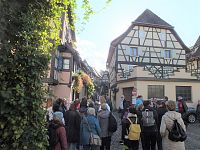 Eguisheim, okružní ulice Rue du Rempart