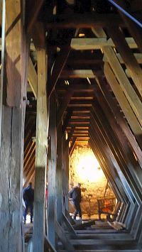 Slaný, kostel sv. Gotharda, krovy