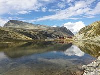 jezero Rondvatnet v NP Rondane