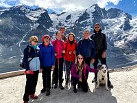 vyhlídka na nejvyšší horu Rakouska Grossglockner