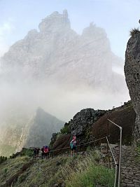 cestou na Pico Ruivo