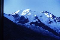 Mont Blanc z údolí Chamonix