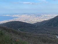 pohled z Vesuvu na Neapol