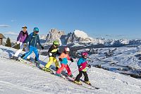 Seiser Alm je skutečným rájem rodinného lyžování