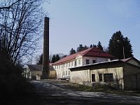 7. Nový Dvůr - továrna na hadice, dříve škrobárny Pelhřimov.