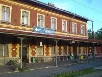 1. Vlakové nádraží v Horní Cerekvi.