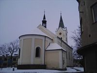 1. Farní kostel sv. Jeronýma v Sedlci z přelomu 11. a 12. stol.