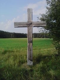 13. Dřevěný kříž u Krchova