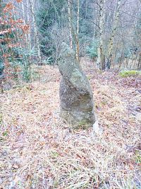17. Pod vrchem Skalky stojí další menhir, prý léčivý, ZD5