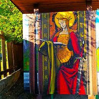 Sv. Kateřina Alexandrijská, které je kostel zasvěcen