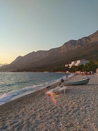 Chorvatsko, Gradac, pláž