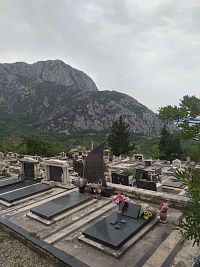 Chorvatsko, Gradac, hřbitov