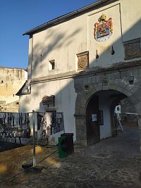 Sovinec - hrad v Moravskoslezském kraji, hlavní brána